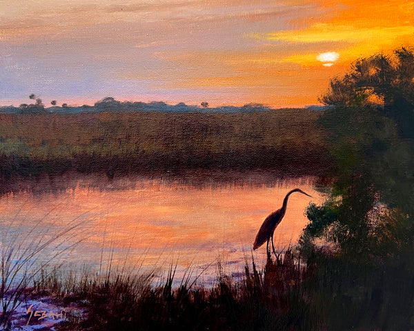 Sunset over the Marsh