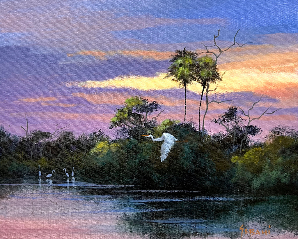 Evening by the River, Original