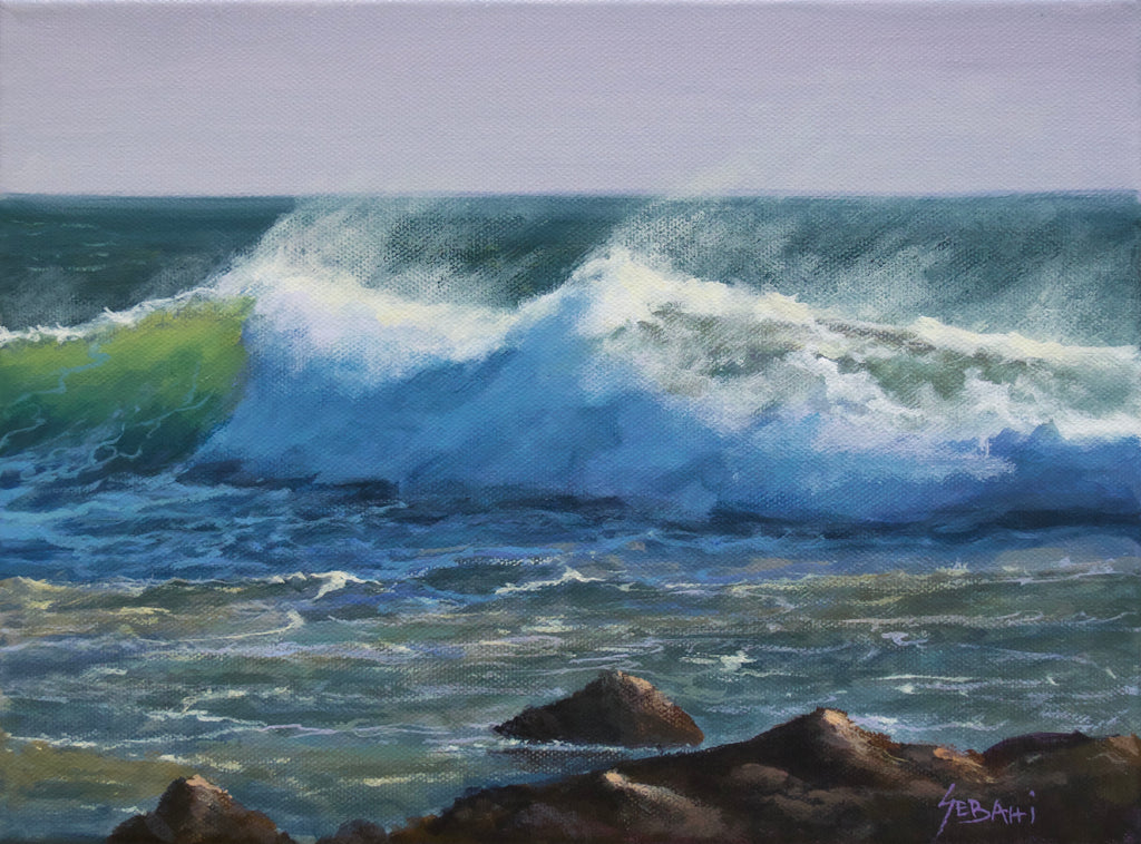 Wave Profile Seascape. Original!