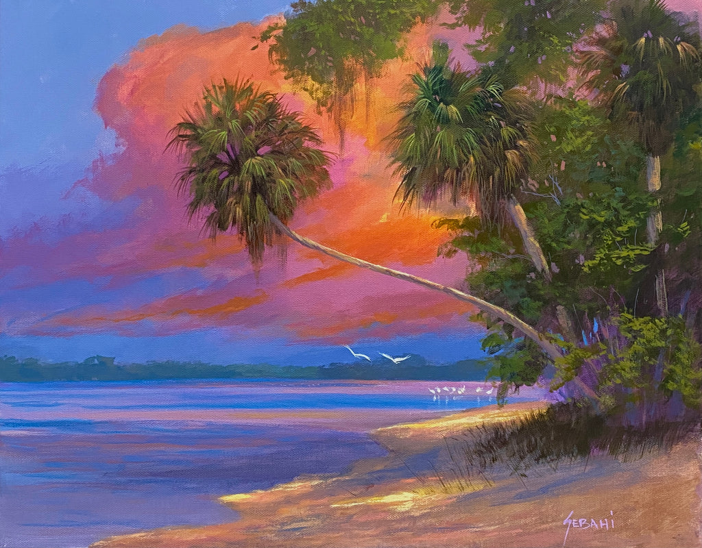 Florida at Sunset Landscape. Original