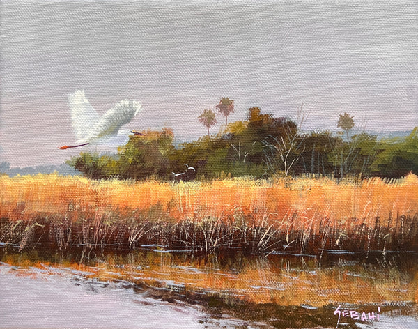 Peaceful Evening in the Glades. Original!