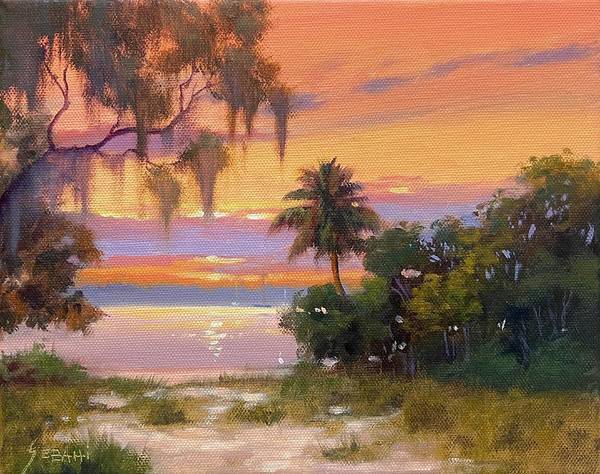 Singer Island, Florida Coastal Sunset Art Print - Art Print