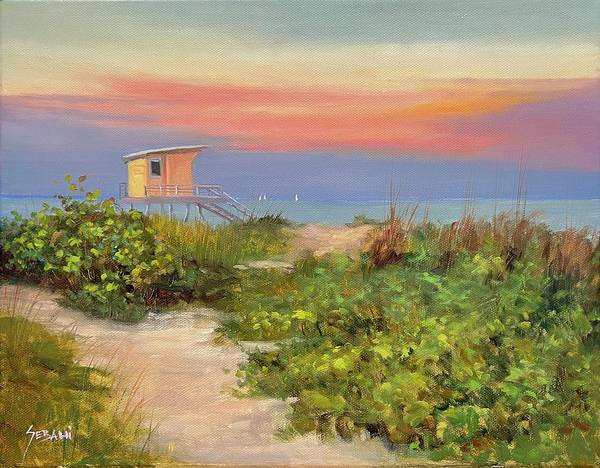 Singer Island Sunset Coastal Art Print  - Art Print